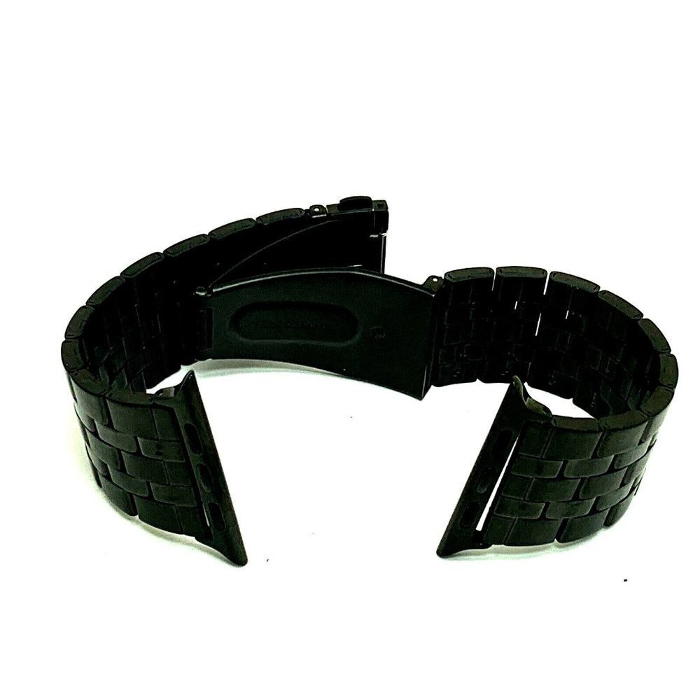 Vince Camuto Men's Apple Watch Band Black Stainless Steel 42/44/45mm - Image 7